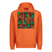 Carrot fall leaves seamless pattern Premium Hoodie - BundleAndBundleShop