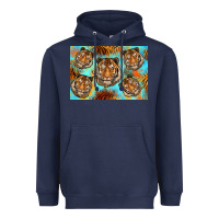 Navy Tiger Heavyweight Hoodie - Artiststas