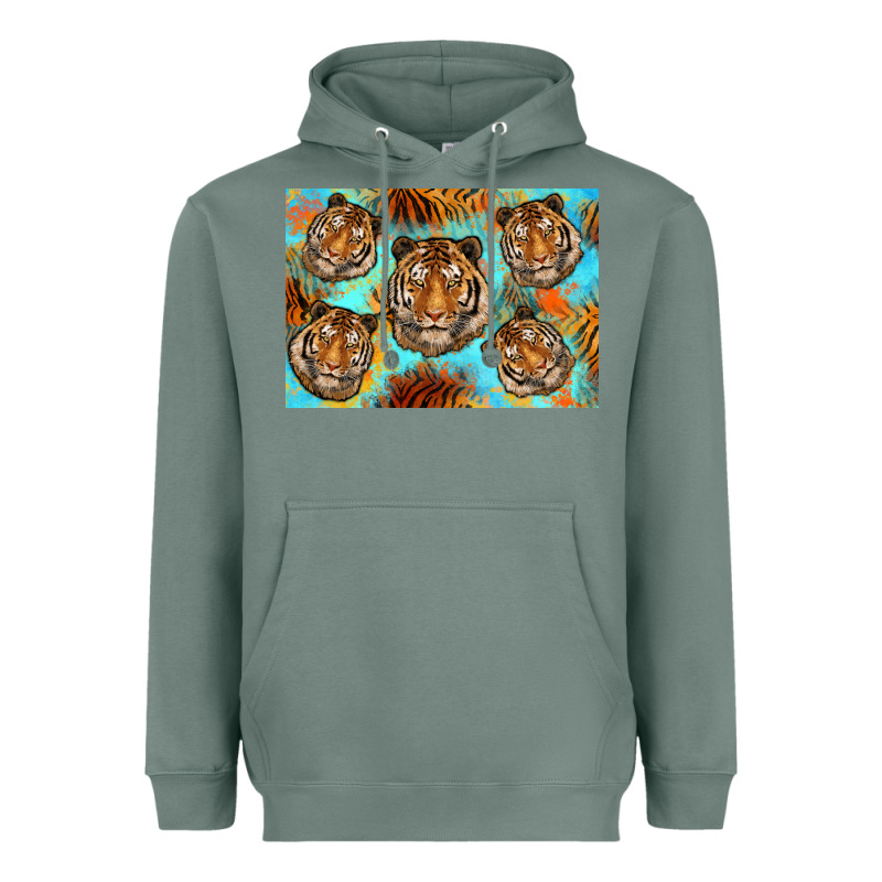 Tiger Heavyweight Hoodie by Artiststas | Teevron