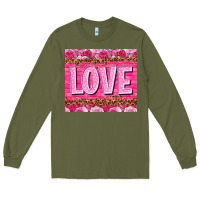 Army Green Love Valentine's day tumbler Long Sleeve Tee - HowdyJamesFarm