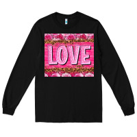 Black Love Valentine's day tumbler Long Sleeve Tee - HowdyJamesFarm