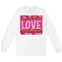 White Love Valentine's day tumbler Long Sleeve Tee - HowdyJamesFarm