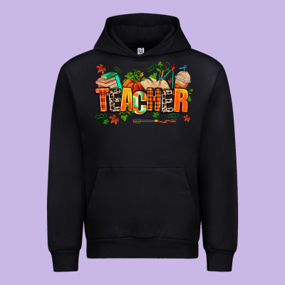 Fall Teacher Urban Hoodie Designed By Adodesignshop
