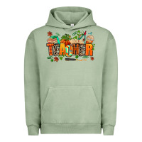 Pigment Oil Green fall teacher Urban Hoodie - AdoDesignShop