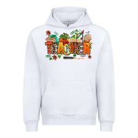 White fall teacher Urban Hoodie - AdoDesignShop