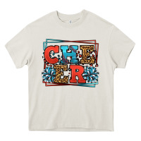 Cream Cheer Baseball stitchs Heavy Core Tee - LillyAllenDesigns