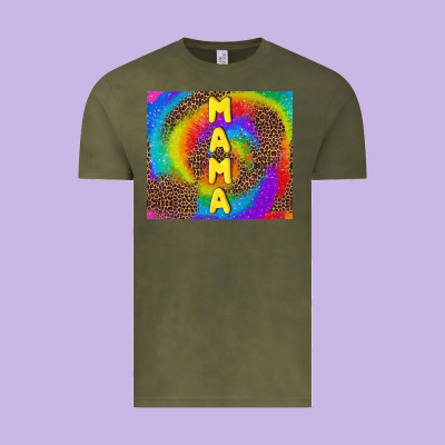 Mama Tie Dye Vintage Tee Designed By Tumblerdesignbyshophia
