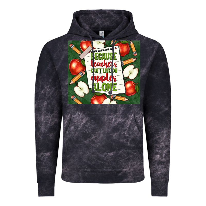 Because Teachers Can't Live On Apples Alone Tumble Vintage Hoodie by TumblerDesignByShophia | Teevron
