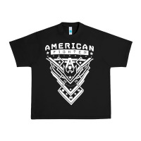 Black American Fighter 3 Urban Heavy Tee - lanVoArt