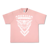 Salmon American Fighter 3 Urban Heavy Tee - lanVoArt