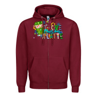 Burgundy LIve Christmas Latte Zipper Hoodie - CowhideDigitalArt