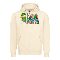 Sandshell LIve Christmas Latte Zipper Hoodie - CowhideDigitalArt