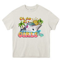 Cream oh ship it's a girls trip Heavy Core Tee - LillyAllenDesigns