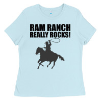 Baby Blue Ram Ranch Really Rocks! Ladies Tee - Bettercallsaul
