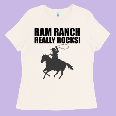 Ram Ranch Really Rocks! Ladies Tee Designed By Bettercallsaul