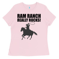 Bubblegum Pink Ram Ranch Really Rocks! Ladies Tee - Bettercallsaul