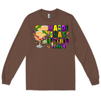 Chestnut mardi gras drinking team margaritas Long Sleeve Tee - CowGirlArtShop