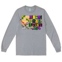 Heather Grey mardi gras drinking team margaritas Long Sleeve Tee - CowGirlArtShop