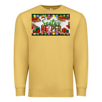 Antique Gold Christmas Santa's Helper Premium Sweatshirt - Artiststas