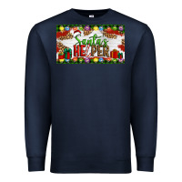 Navy Christmas Santa's Helper Premium Sweatshirt - Artiststas