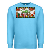 Ocean Blue Christmas Santa's Helper Premium Sweatshirt - Artiststas