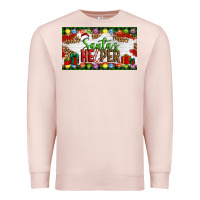 Pale Pink Christmas Santa's Helper Premium Sweatshirt - Artiststas