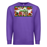 Purple Christmas Santa's Helper Premium Sweatshirt - Artiststas