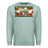Seafoam Christmas Santa's Helper Premium Sweatshirt - Artiststas