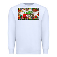 White Christmas Santa's Helper Premium Sweatshirt - Artiststas