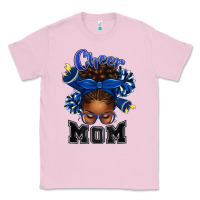 Cheer Mom Afro Messy Bun Classic Tee | Teevron
