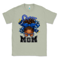 Matcha Cheer Mom Afro Messy Bun Classic Tee - texasbilliewilder