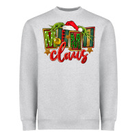 Heather Grey christmas mimi claus Heavyweight Sweatshirt - FaDigitalArtStudio