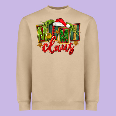 Christmas Mimi Claus Heavyweight Sweatshirt Designed By Fadigitalartstudio