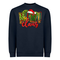 Navy christmas mimi claus Heavyweight Sweatshirt - FaDigitalArtStudio