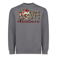 Storm skull love christmas Heavyweight Sweatshirt - FaDigitalArtStudio