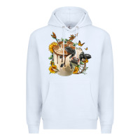 White Black And White Cow Coffee Premium Hoodie - FaDigitalArtStudio