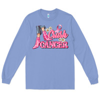 Colony Blue crush cancer Long Sleeve Tee - CowGirlArtShop
