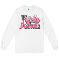 White crush cancer Long Sleeve Tee - CowGirlArtShop
