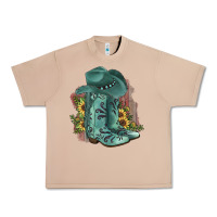 Burro Turquoise Cowboy Boots Urban Heavy Tee - JahusDesignShop