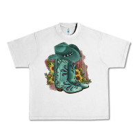 Turquoise Cowboy Boots Urban Heavy Tee | Teevron