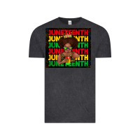 Vintage Black juneteenth cute kid Vintage Tee - TumblerDesignByShophia