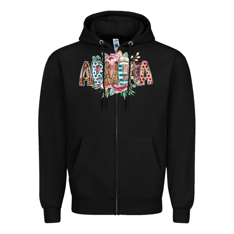 Abuela Flowers Zipper Hoodie by RacoonDesign | Teevron