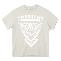 Cream American Fighter 3 Heavy Core Tee - lanVoArt
