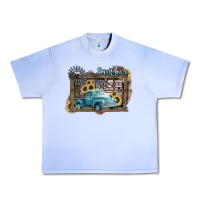 Grape Ice Small town USA truck 4th of july Urban Heavy Tee - HowdyJamesFarm