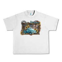 Lunar Rock Small town USA truck 4th of july Urban Heavy Tee - HowdyJamesFarm