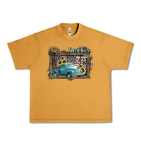 Peanut Butter Small town USA truck 4th of july Urban Heavy Tee - HowdyJamesFarm