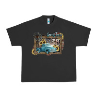 Pigment Black Small town USA truck 4th of july Urban Heavy Tee - HowdyJamesFarm
