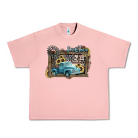 Salmon Small town USA truck 4th of july Urban Heavy Tee - HowdyJamesFarm