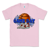 Bubblegum Pink Game day Basketball Classic Tee - NancyCooperArtShop