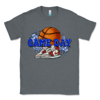 Charcoal Heather Game day Basketball Classic Tee - NancyCooperArtShop